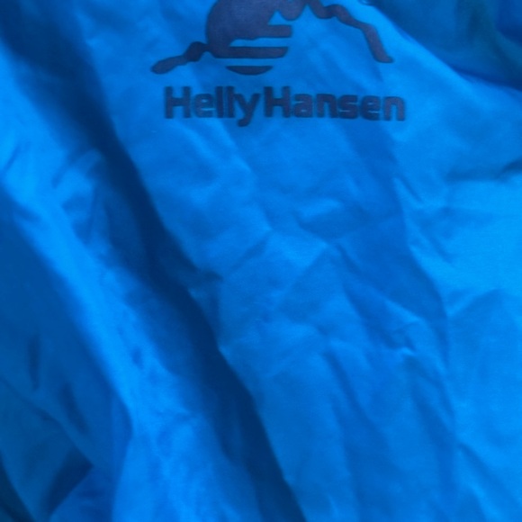 Helly Hansen Shell Jacket with removable hood-colorblock green-Men’s size L - Picture 6 of 14